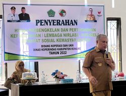 Wujudkan Konawe Maju Dan Mandiri Bupati Konawe Salurkan Bantuan Pada UMKM.