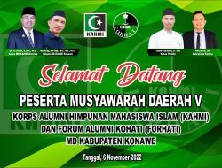MD KAHMI Kabupaten Konawe Akan Gelar Musda Ke-V.