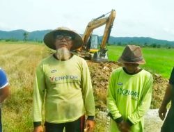 Yusran Akbar: Bantuan Perbaikan 700 Meter JUT Desa Olo’Onua Tongauna Utara Bakal Tergarap 40 ha Sawah Baru