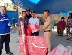 Dinsos Konawe Salurkan Bantuan Korban Angin Kencang Di Morosi.