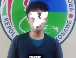 Di Duga Miliki Shabu Seorang Pelajar Konawe Di Tangkap Petugas.