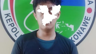 Di Duga Miliki Shabu Seorang Pelajar Konawe Di Tangkap Petugas.