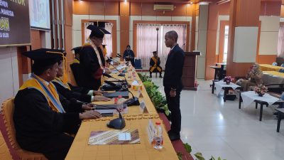 Umar Rumendan, Anggota Polres Konawe Raih Gelar Doktor Di UHO