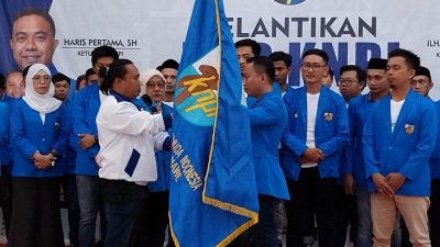 Dilantik, Ilham Kiling Nakhodai DPD KNPI Kabupaten Konawe 2023-2026.