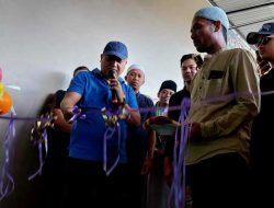 Resmikan Gedung Futsal Di Morosi, Ketua DPRD Sebut Perusahaan Tambang Punya Kontribusi Positif.