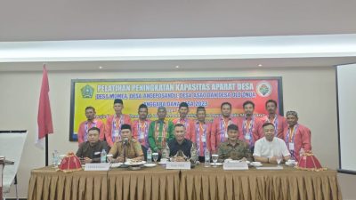 Ciptakan Pelayanan Yang Baik, Pemdes Olo onua Gelar Pelatihan Peningkatan Kapasitas Aparat.