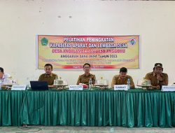 Tingkatkan Kapasitas Aparat, Pemdes Anggohu Dan Pemdes Andalambe Gelar Pelatihan Bersama.