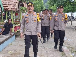 Optimalkan Pengamanan Wisata, Kapolres Konut Rela Bermalam Di Pantai Taipa.