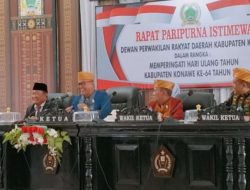 Ketua DPRD Konawe Ajak Masyarakat Menjaga Nilai-Nilai Lokal Di HUT Kabupaten
