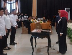 Lantik PPS Ketua KPU Konawe: Jaga Komunikasi Dan Integritas.