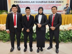 Panwascam Padangguni Umumkan Calon PKD Pilkada Tahun 2024.