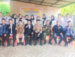 Ketua Panwascam Lalonggasumeeto Lantik Sebelas Pengawas Pilkada Konawe 2024.