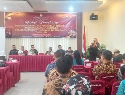 KPU Konawe Gelar Rapat Koordinasi Persiapan Pemilihan Bupati dan Wakil Bupati Konawe Tahun 2024.