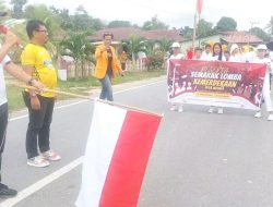 Meriah, Pembukaan Lomba Antar Dusun Desa Momea Peringati HUT RI ke-79 Tahun.