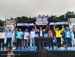 Ribuan Warga Ramaikan Kampanye Akbar YA-SYAM, Wali Band dan Artis Ibukota Meriahkan Acara!