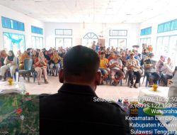 Ikuti Reses II Tahun 2026 Ketua DPRD Konawe, Warga Waworaha Usulkan Peningkatan Infrastruktur Jalan Desa
